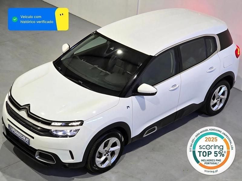 Branco Usado 2022 Citroën C5 Aircross SUV | € 19.900 (Super Preço) - Imagem 1/4