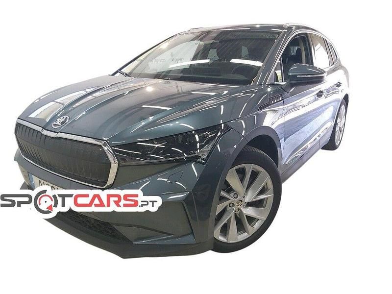 Cinza Usado 2021 Skoda Enyaq iV SportLine SUV | € 30.990 (Preço justo) - Imagem 1/4