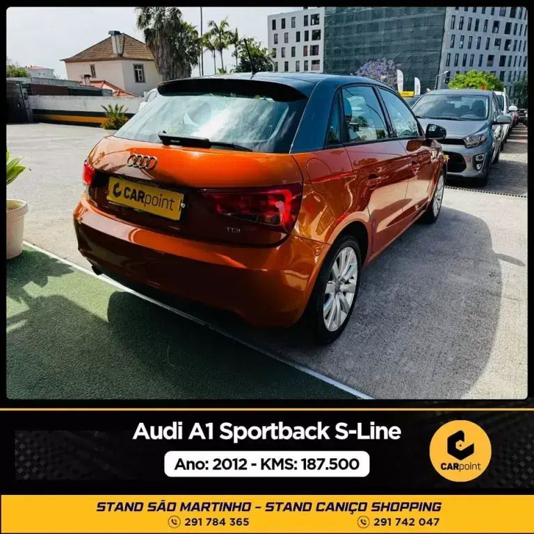 Usado Audi A1 Sportback S-Line 90 HP (66 kW) 2012 Laranja Citadino
