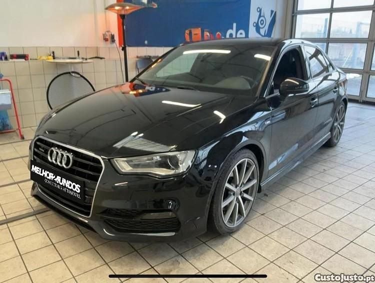 Preto Usado 2015 Audi A3 S-Line Sedan | € 20.500 (Caro) - Imagem 1/1