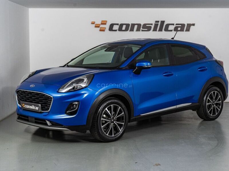 Azul Usado 2021 Ford Puma Titanium Coupé | € 19.980 (Bom preço) - Imagem 1/1