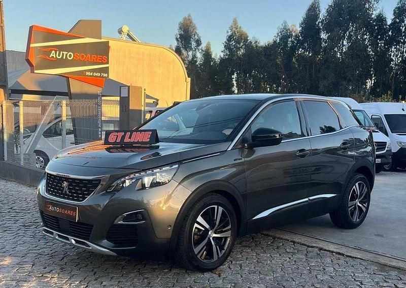 Cinza Usado 2018 Peugeot 3008 GT-line | € 22.850 (Caro) - Imagem 1/4