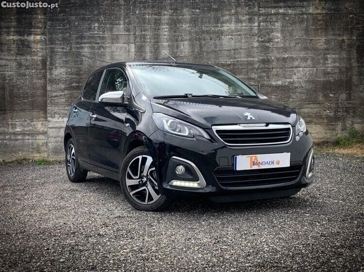 Preto Usado 2015 Peugeot 108 Allure Citadino | € 8.250 (Bom preço) - Imagem 1/1