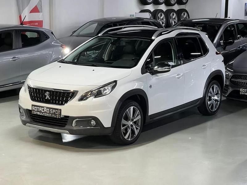 Branco pérola Usado 2017 Peugeot 2008 GT-line SUV | € 11.990 (Preço justo) - Imagem 1/4
