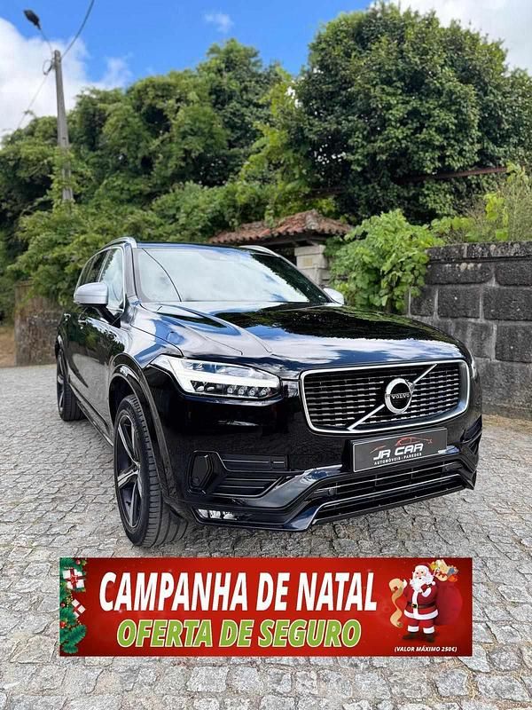 Preto Usado 2018 Volvo XC90 R-Design SUV | € 45.000 (Preço justo) - Imagem 1/4