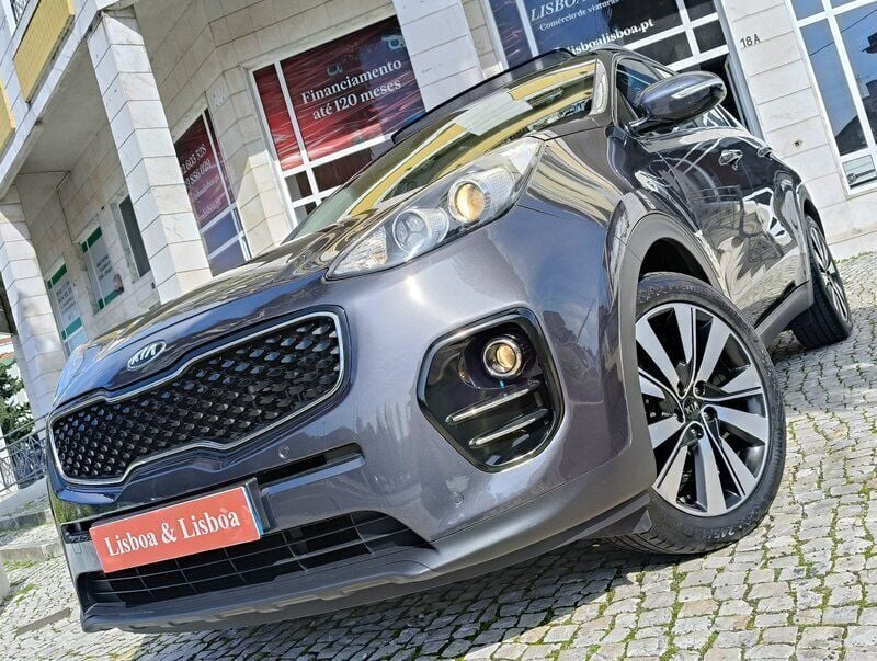 Cinzento Usado 2017 Kia Sportage SUV | € 16.980 (Preço justo) - Imagem 1/4