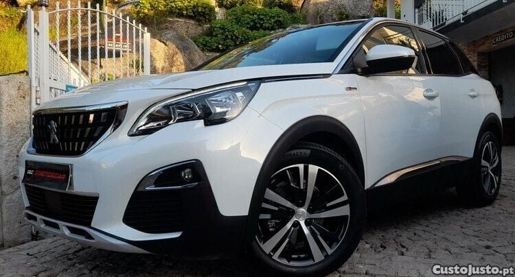 Branco Usado 2018 Peugeot 3008 GT-line SUV | € 18.500 (Preço justo) - Imagem 1/1