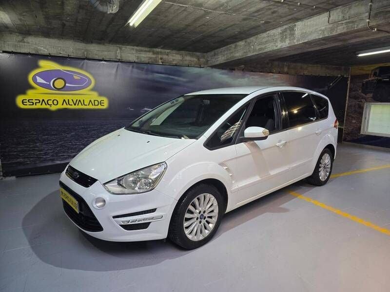 Branco Usado 2014 Ford S-MAX Titanium Monovolume | € 11.750 (Bom preço) - Imagem 1/4