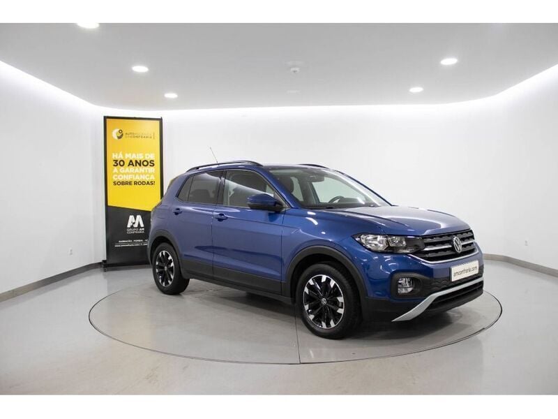 Azul Usado 2023 VW T-Cross SUV | € 18.180 (Preço justo) - Imagem 1/4