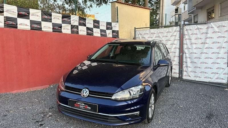 Azul escuro Usado 2019 VW Golf VII Highline Carrinha | € 13.900 (Preço justo) - Imagem 1/4