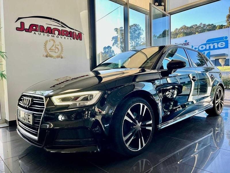 Preto Usado 2018 Audi A3 S-Line Carrinha | € 18.999 (Bom preço) - Imagem 1/4