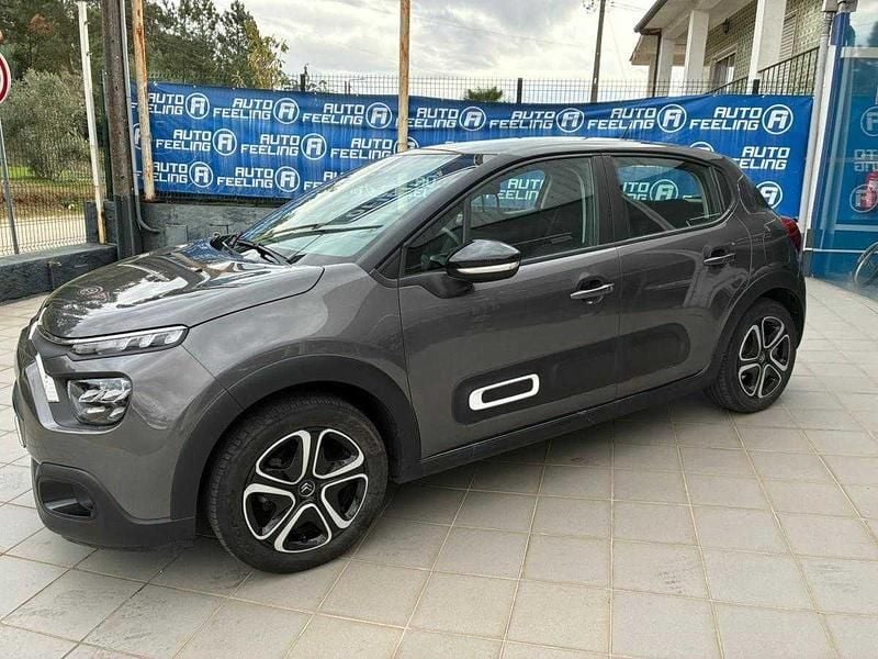 Antracite Usado 2021 Citroën C3 Feel Citadino | € 13.800 (Preço justo) - Imagem 1/4