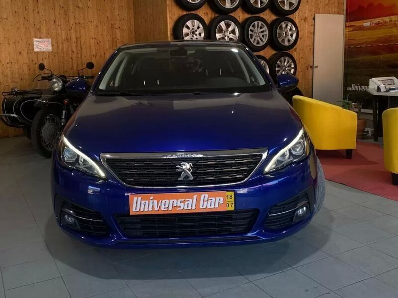 Usado Peugeot 308 Active 110 HP (80 kW) 2018 Azul Citadino