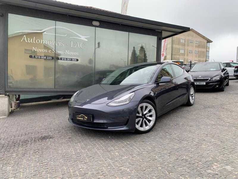 Cinza Usado 2020 Tesla Model 3 Long Range AWD Sedan | € 31.900 (Caro) - Imagem 1/4