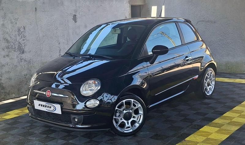Preto Usado 2011 Fiat 500 Lounge Citadino | € 7.990 (Bom preço) - Imagem 1/4