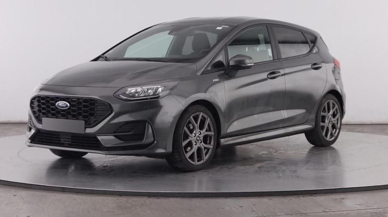 Cinza Usado 2022 Ford Fiesta ST-Line Citadino | € 14.750 (Preço justo) - Imagem 1/4