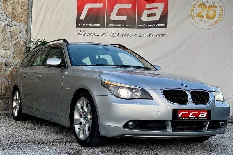 Cinza Usado 2006 BMW 520 Carrinha | € 7.490 (Preço elevado) - Imagem 1/4