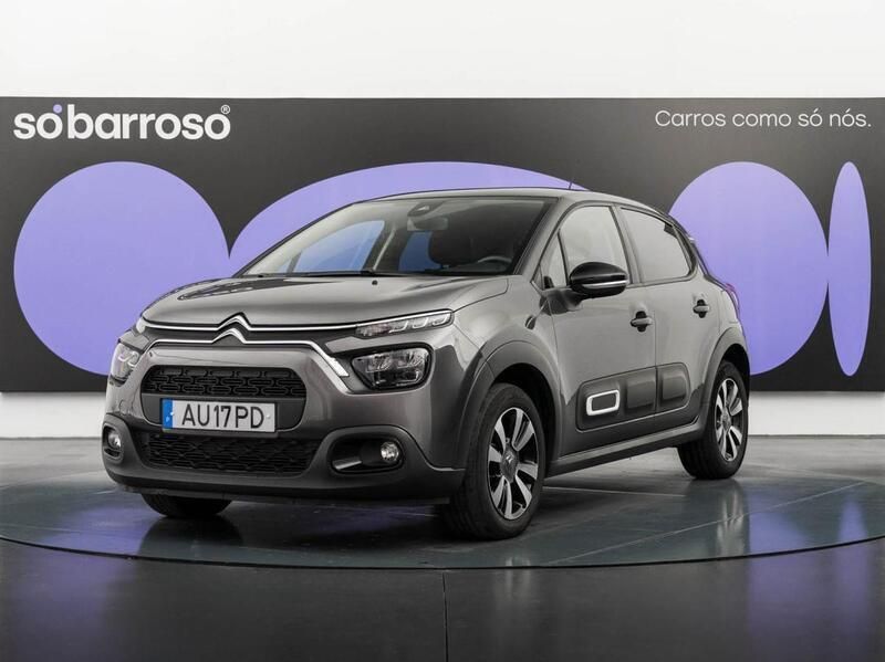 Cinza Usado 2022 Citroën C3 Shine Citadino | € 15.990 (Preço justo) - Imagem 1/4