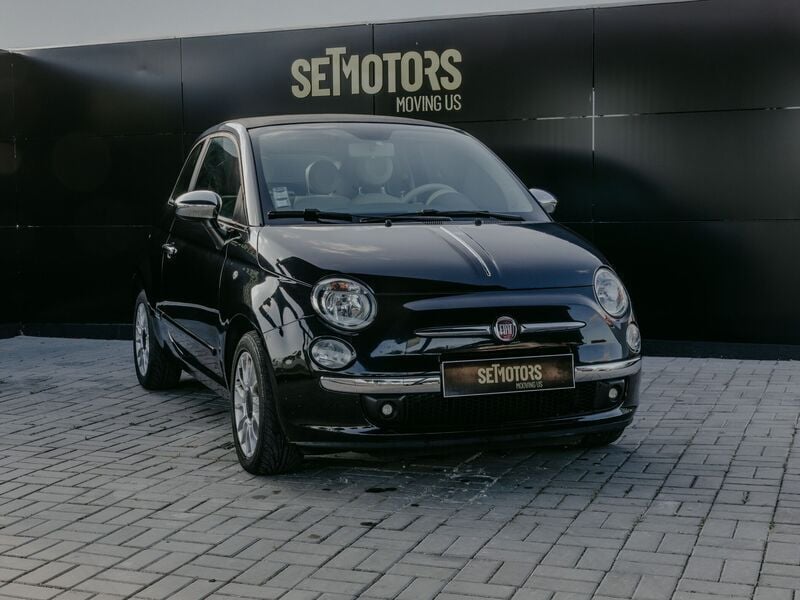 Preto Usado 2014 Fiat 500C Lounge Cabrios | € 11.490 (Preço elevado) - Imagem 1/4