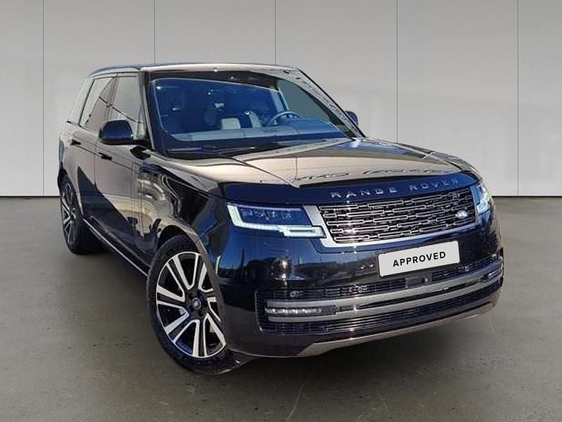 Santorini black Usado 2024 Land Rover Range Rover SE SUV | € 155.000 - Imagem 1/4