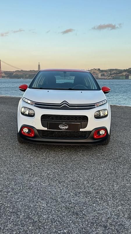 Branco Usado 2018 Citroën C3 Feel Citadino | € 11.990 (Bom preço) - Imagem 1/4