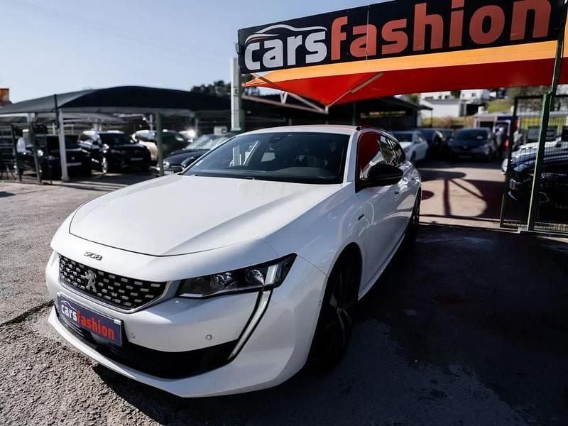 Branco Usado 2020 Peugeot 508 SW GT-line Carrinha | € 23.900 - Imagem 1/4