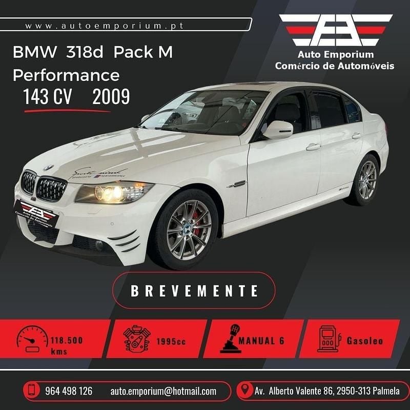 Usado BMW 318 M Performance 143 HP (105 kW) 2009 Branco Sedan