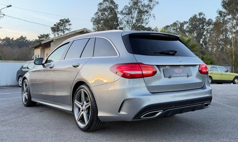 Usado Mercedes C220 AMG line 170 HP (125 kW) 2015 Cinza Carrinha