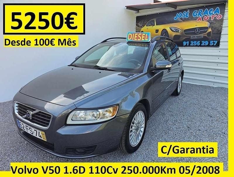 Cinzento Usado 2008 Volvo V50 Carrinha | € 5.250 (Preço justo) - Imagem 1/4