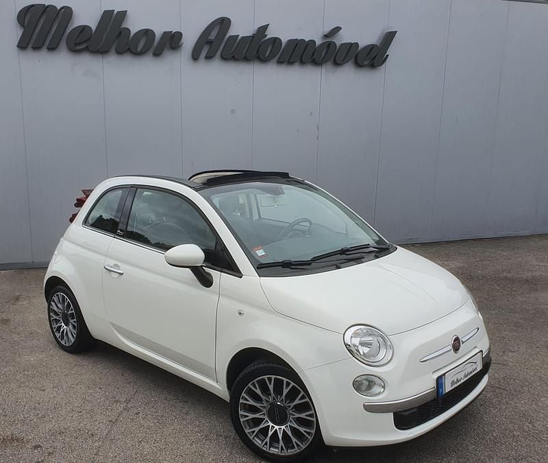 Branco Usado 2014 Fiat 500C Lounge Cabrios | € 9.500 (Preço justo) - Imagem 1/4