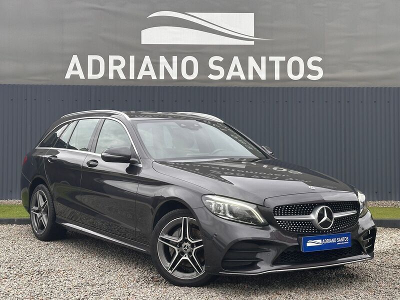 Cinza Usado 2020 Mercedes C200 AMG line Carrinha | € 26.900 (Preço elevado) - Imagem 1/4
