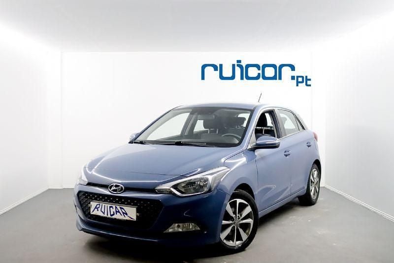 Azul Usado 2018 Hyundai i20 | € 12.400 (Preço justo) - Imagem 1/4