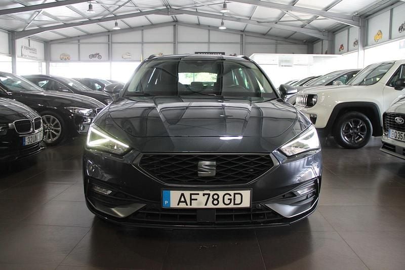 Cinza Usado 2021 Seat Leon FR Carrinha | € 16.500 (Bom preço) - Imagem 1/4