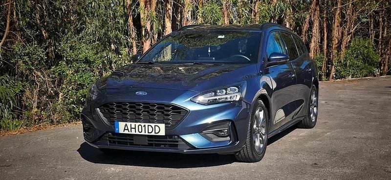 Azul Usado 2021 Ford Focus Carrinha | € 18.900 (Preço justo) - Imagem 1/4