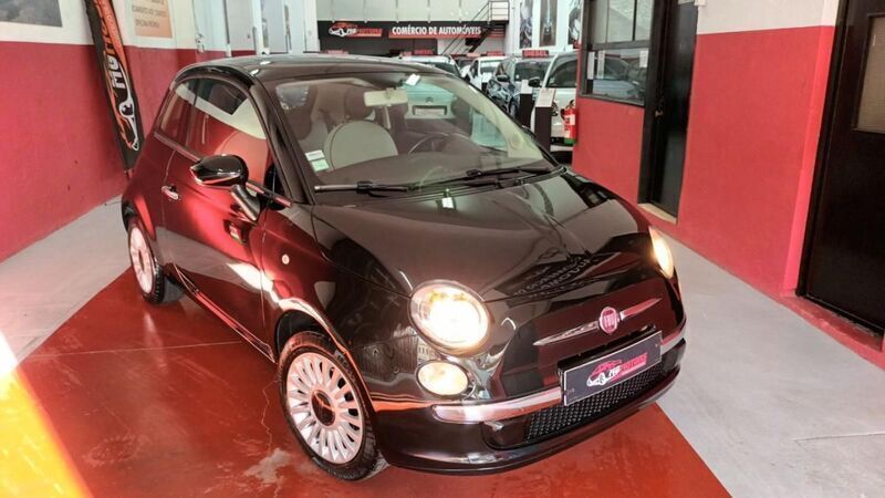Preto Usado 2014 Fiat 500 Lounge Citadino | € 9.500 (Preço justo) - Imagem 1/4