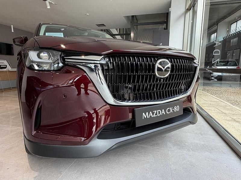 Vermelho Usado 2024 Mazda CX-80 Exclusive-Line SUV | € 61.990 - Imagem 1/4