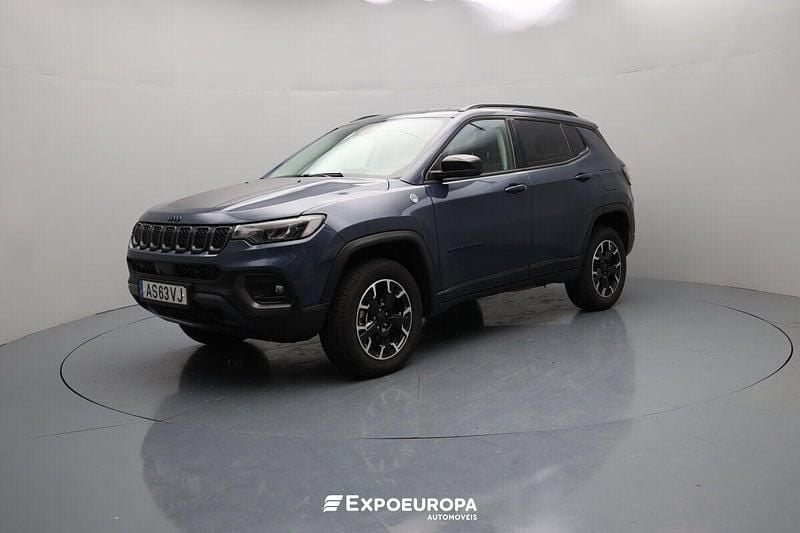 Azul Usado 2022 Jeep Compass SUV | € 27.490 (Preço justo) - Imagem 1/4