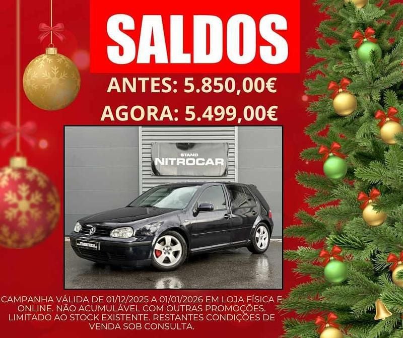 Azul Usado 1998 VW Golf IV Citadino | € 5.499 (Preço justo) - Imagem 1/4