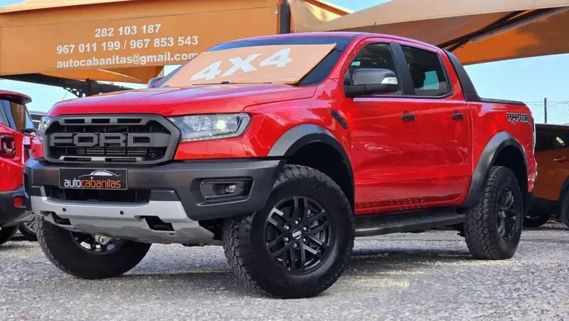 Vermelho Usado 2022 Ford Ranger Raptor Pickup | € 48.500 (Bom preço) - Imagem 1/4