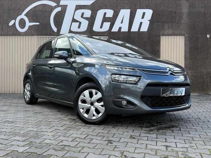 Cinzento Usado 2015 Citroën C4 Picasso Monovolume | € 9.990 (Bom preço) - Imagem 1/4