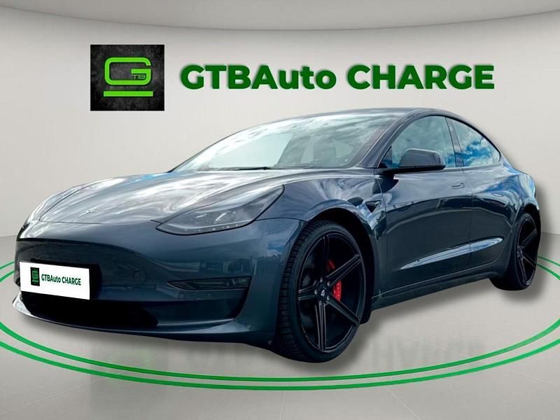 Cinza Usado 2021 Tesla Model 3 Performance Sedan | € 33.900 (Preço justo) - Imagem 1/4