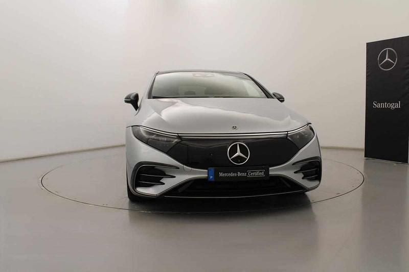 Cinzento Usado 2023 Mercedes EQS450+ Citadino | € 86.990 - Imagem 1/4