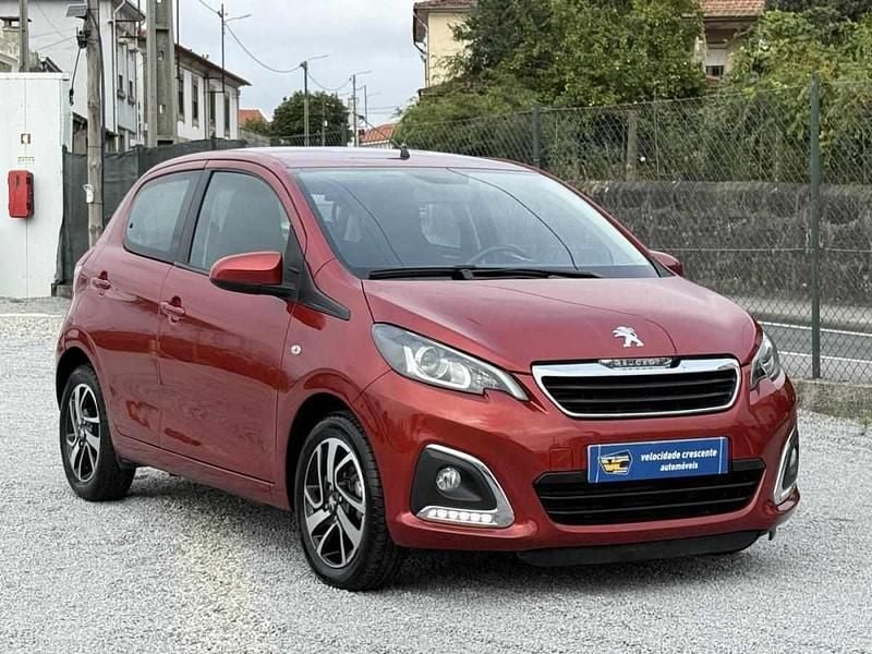 Vermelho Usado 2021 Peugeot 108 Citadino | € 10.900 (Preço justo) - Imagem 1/4