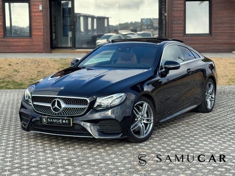Preto Usado 2018 Mercedes E220 AMG line Coupé | € 34.990 (Bom preço) - Imagem 1/4
