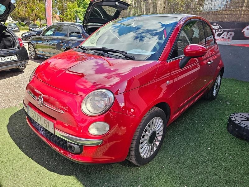 Vermelho Usado 2008 Fiat 500 Lounge Citadino | € 5.900 (Preço elevado) - Imagem 1/4