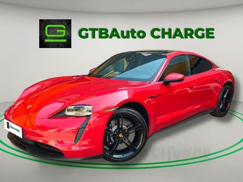 Vermelho Usado 2022 Porsche Taycan Sedan | € 84.900 (Caro) - Imagem 1/4