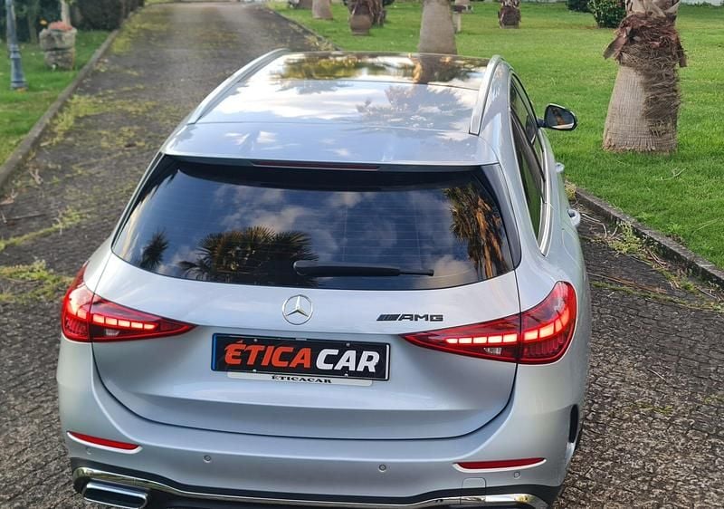 Usado Mercedes C220 AMG line 200 HP (147 kW) 2022 Cinza Coupé