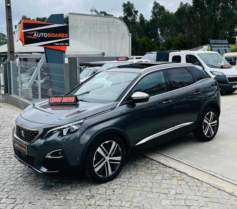 Cinza Usado 2017 Peugeot 3008 GT Carrinha | € 23.850 (Preço justo) - Imagem 1/4