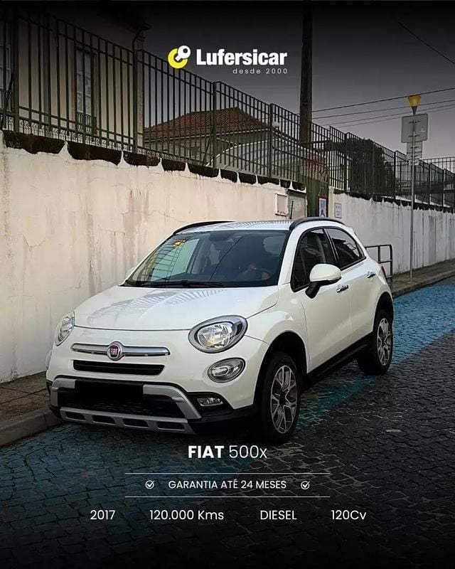 Branco Usado 2017 Fiat 500X SUV | € 12.950 (Bom preço) - Imagem 1/3