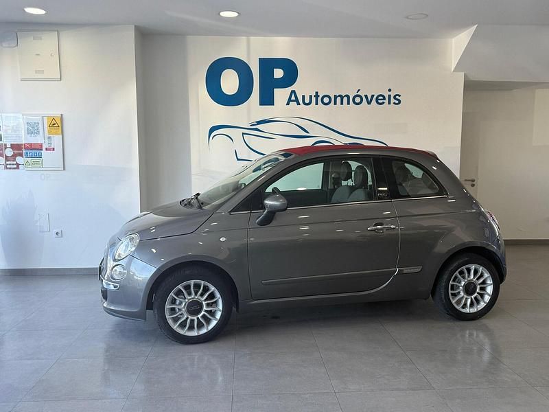 Usado Fiat 500C Lounge 69 HP (50 kW) 2014 Cinzento Cabrios